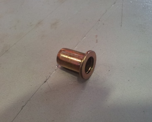 Rivet tubular w/internal threaded flay head M6x15